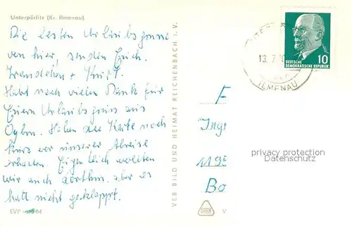 AK / Ansichtskarte Unterpoerlitz Panorama Unterpoerlitz