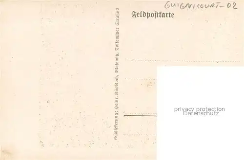 AK / Ansichtskarte Guignicourt_02_Aisne Partie an der Aisne Feldpostkarte 