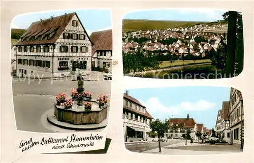 AK / Ansichtskarte Stammheim_Stuttgart Gasthof zum Hirsch Panorama Ortspartie Stammheim_Stuttgart