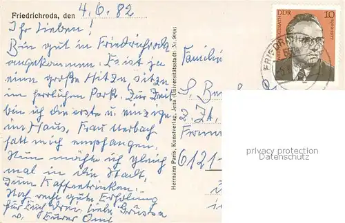 AK / Ansichtskarte Friedrichroda Thueringerwaldbahn Bahnhof Friedrichroda