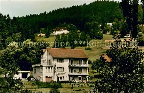 AK / Ansichtskarte Warmensteinach Restaurant Cafe Pension Wetzstein Warmensteinach