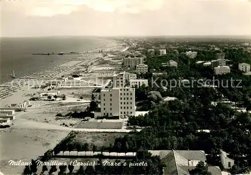 AK / Ansichtskarte Milano_Marittima Mare e pineta  Milano_Marittima