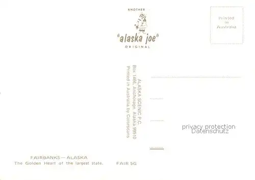 AK / Ansichtskarte Fairbanks_Alaska Aerial view 