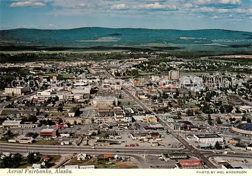 AK / Ansichtskarte Fairbanks_Alaska Aerial view 