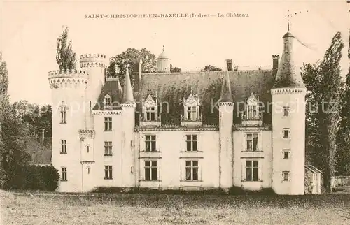 AK / Ansichtskarte Saint Christophe en Bazelle Le Chateau Saint Christophe en Bazelle