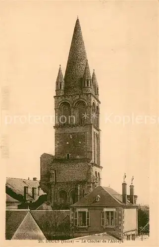 AK / Ansichtskarte Deols_36_Indre Le Clocher de l Abbaye 