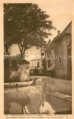 AK / Ansichtskarte Mezieres en Brenne_36_Indre Ruines des serviludes de l Ancien Chateau des Ducs d Anjou 