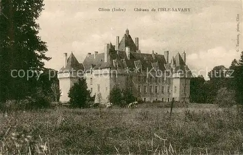 AK / Ansichtskarte Clion_36_Indre Chateau de l Isle Savary 