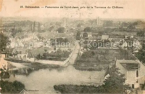 AK / Ansichtskarte Chateaudun Panorama de Saint Jean Chateaudun