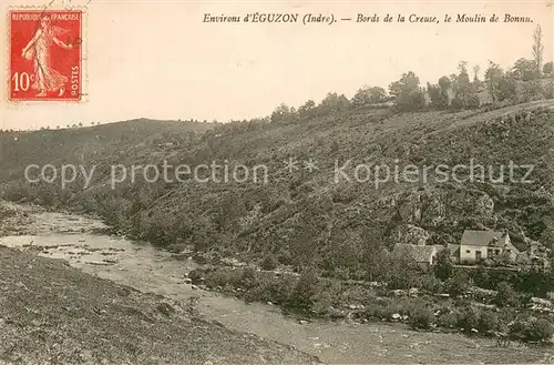 AK / Ansichtskarte Eguzon Chantome_36_Indre Bords de la Creuse   le Moulin de Bonnu 