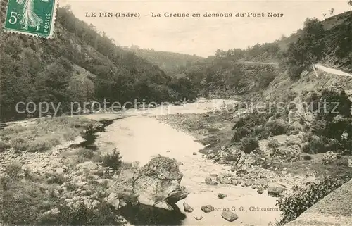 AK / Ansichtskarte Le_Pin_36_Indre Le Creuse en dessous du Pont Noir 