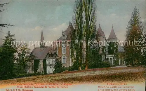AK / Ansichtskarte Mers_36 sur Indre Beau Chateau dominant la Vallee de Corlay 