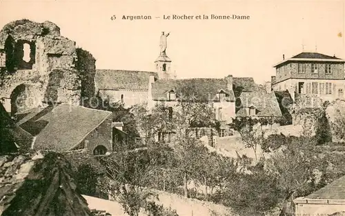 AK / Ansichtskarte Argenton_36 sur Creuse Le Rocher et la Bonne Dame 