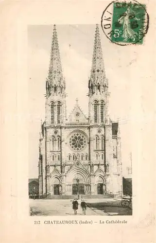 AK / Ansichtskarte Chateauroux_36_Indre La Cathedrale 