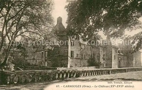 AK / Ansichtskarte Carrouges Le Chateau Carrouges