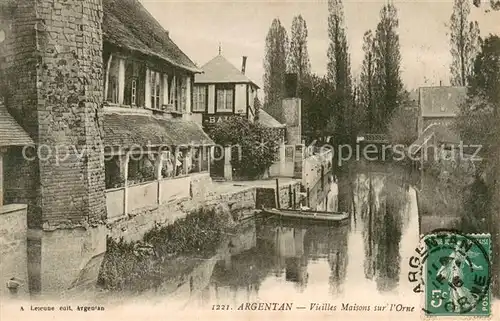 AK / Ansichtskarte Argentan_61 Vicilles Maisons sur l Orne 