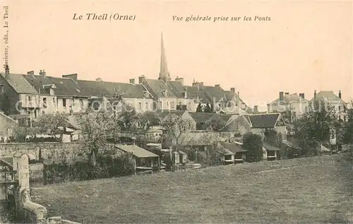 AK / Ansichtskarte Le_Theil_Orne Vue generale prise sur les Ponts Le_Theil_Orne
