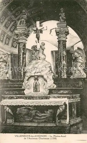 AK / Ansichtskarte Villeneuve les Avignon_30 Le Maitre Autel de lAncienne Chartreuse 