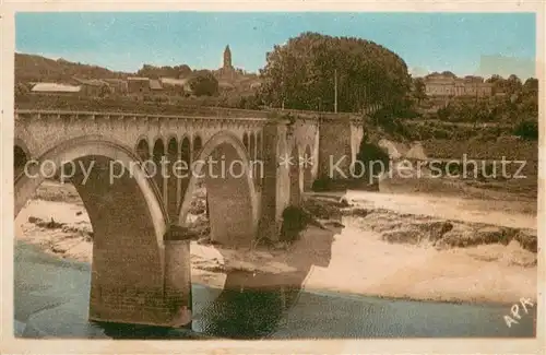 AK / Ansichtskarte Collias_30 Le Pont Vue generale 