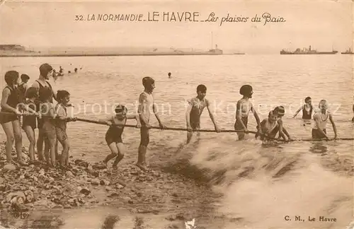 AK / Ansichtskarte Le_Havre La Normandie Les plaisirs du Bain Le_Havre