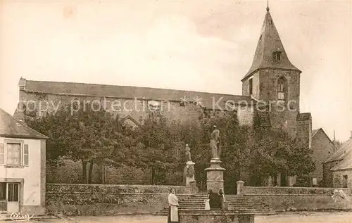 AK / Ansichtskarte Royere_23 de Vassiviere_Creuse Place du Marche Eglise 