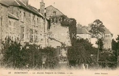 AK / Ansichtskarte Domfront_61_Orne Les Anciens Remparts du Chateau 