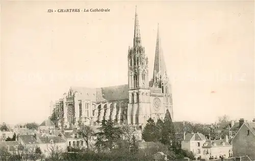 AK / Ansichtskarte Chartres_28 La Cathedrale 