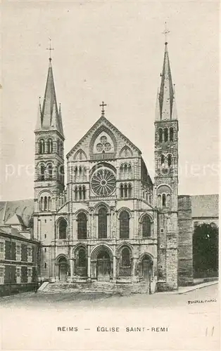 AK / Ansichtskarte Reims_51 Eglise Saint Remi 