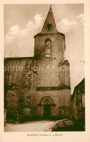 AK / Ansichtskarte Royere_23 de Vassiviere_Creuse L Eglise 