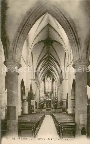 AK / Ansichtskarte Remiremont_88_Vosges Interieur de l Eglise 