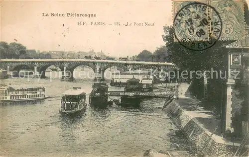 AK / Ansichtskarte Paris_75 La Seine   Le Pont Neuf 