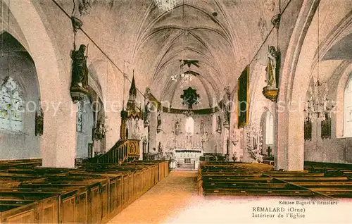 AK / Ansichtskarte Remalard_61 Interieur de l Eglise 