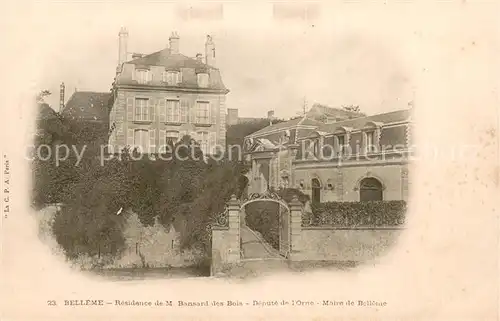 AK / Ansichtskarte Belleme_61 Residance de M. Bansard des Bois 