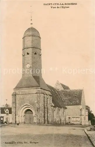 AK / Ansichtskarte Saint Cyr la Rosiere L Eglise Saint Cyr la Rosiere