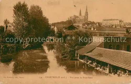 AK / Ansichtskarte Chartres_28 Vue prise du Pont Neuf 