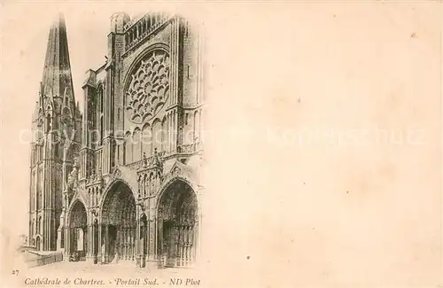 AK / Ansichtskarte Chartres_28 La Cathedrale 