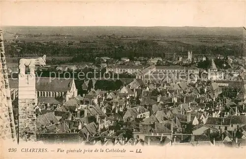 AK / Ansichtskarte Chartres_28 Vue generale prise de la Cathedrale 