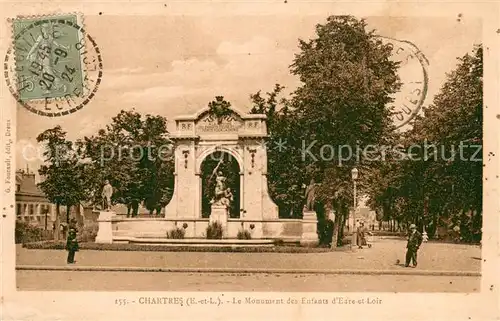 AK / Ansichtskarte Chartres_28 Le Monument des Enfants d Eure et Loir 
