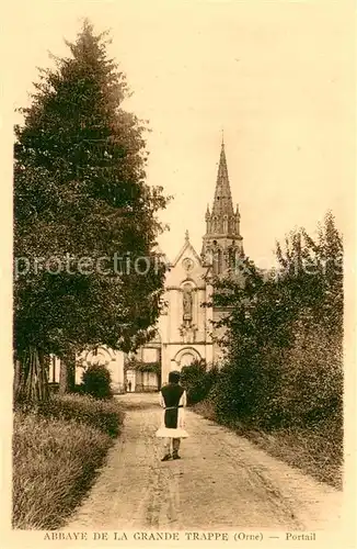 AK / Ansichtskarte Grande_Trappe_Abbaye_de_la_Soligny la Trappe_61 Portail 