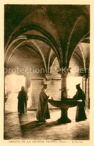 AK / Ansichtskarte Grande_Trappe_Abbaye_de_la_Soligny la Trappe_61 L Atrium 