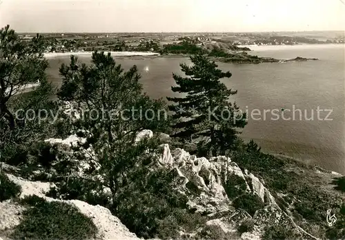 AK / Ansichtskarte Erquy Plage du Bourg et la Plage de Caroual Erquy