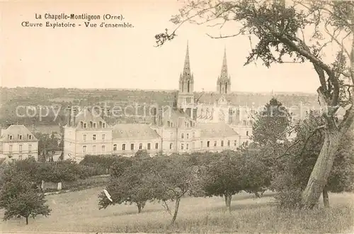 AK / Ansichtskarte La_Chapelle Montligeon Oevre Expiatoire vue d ensemble La_Chapelle Montligeon