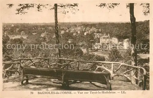 AK / Ansichtskarte Bagnoles de l_Orne Vue sur Tesse la Madeleine Bagnoles de l_Orne