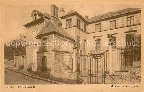 AK / Ansichtskarte Mortagne au Perche Maison du XVe siecle Mortagne au Perche