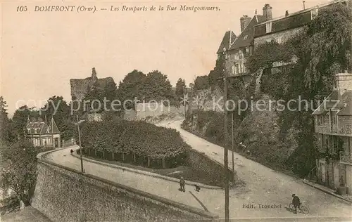 AK / Ansichtskarte Domfront_61_Orne Les remparts de la Rue Montgommery 