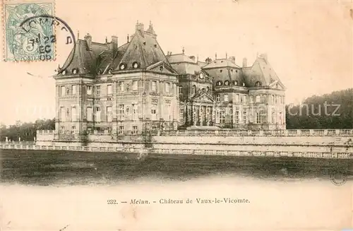 AK / Ansichtskarte Melun_77 Chateau de Vaux le Vicomte Schloss 