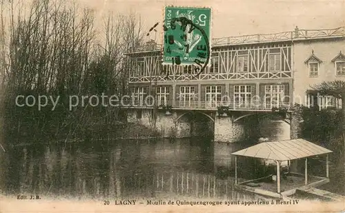 AK / Ansichtskarte Lagny sur Marne_77 Moulin de Quinquengrogne ayant appartenu a Henri IV 