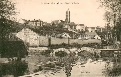 AK / Ansichtskarte Chateau Landon_77 Bords du Fusin 