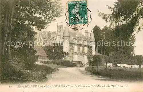 AK / Ansichtskarte Saint Maurice du Desert Chateau Schloss Saint Maurice du Desert