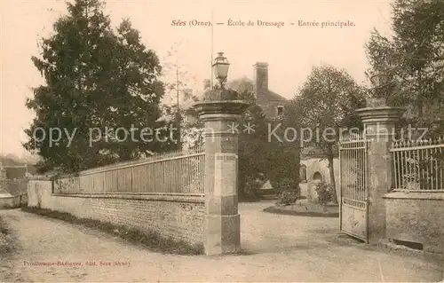 AK / Ansichtskarte Sees_61 Ecole de Dressage Entree principale 